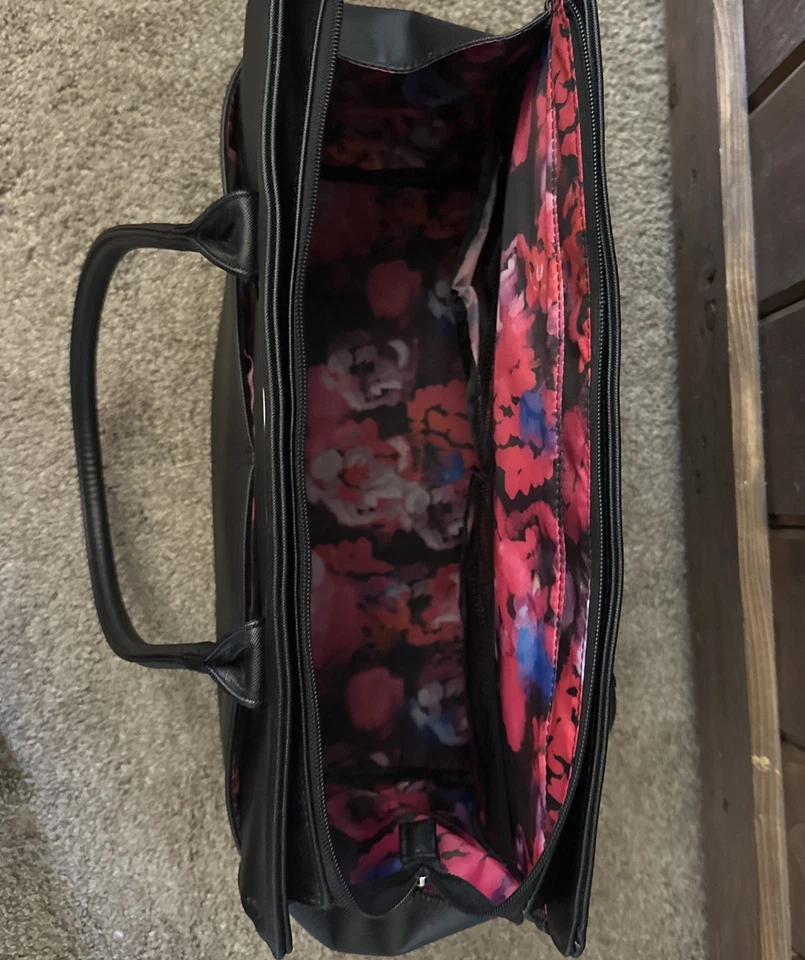 BOLSO DE VIAJE MARY KAY GRANDE NEGRO MONEDERO KIT DE INICIO BOLSO/ESTUCHE CONSULTOR Foto 3 de 3