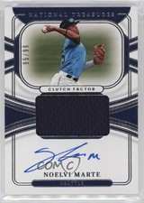 2022 National Treasures Clutch Factor Signatures 95/99 Noelvi Marte Auto b8h