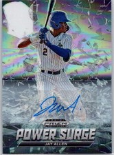 2021 Panini Prizm Draft Picks Power Surge Silver #PS-JA Jay Allen Auto