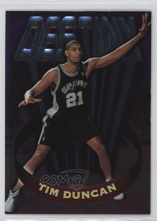 1997-98 Topps Destiny Tim Duncan #D8 HOF 02ez
