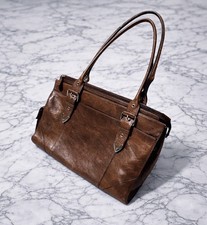 Vintage Leather Briefcase Document Attach Laptop Bag Case - Wilsons Leather