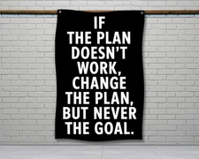 Motivational Gym Flag - Home Gym Decor Weightlifting Tapestry