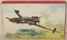 MPM 72020 Curtiss XP-55 Ascender 1/72 OB PS 'Forest Creek Gems'
