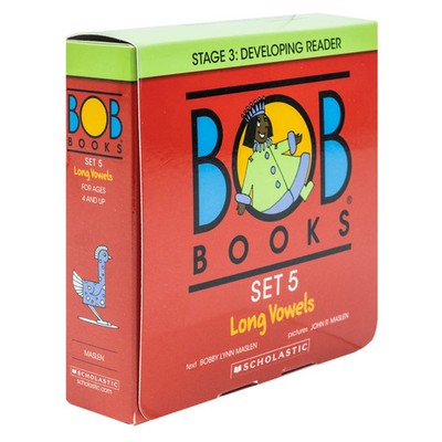 Bob Books Set 5 Long Vowels (Stage 3 Developing Readers) | 8 | Maslen Bobby Lynn