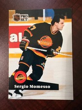 1991-92 Pro Set Hockey - Sergio Momesso #242 - Vancouver Canucks
