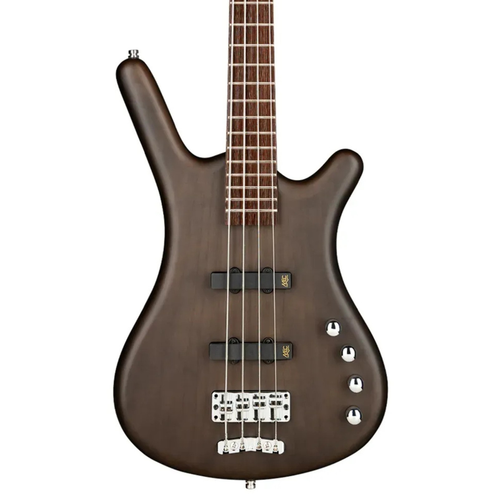 Warwick RockBass Corvette Basic 4-S Bass Guitar Wenge, Nirvana Black Trans Satin