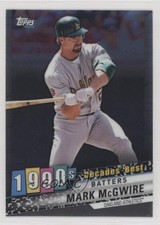 2020 Topps Decades Best Chrome Batters Mark McGwire #DBC-54 1h31