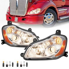 DRIVER & PASSENGER SIDE HEADLIGHTS ASSEMBLY F...