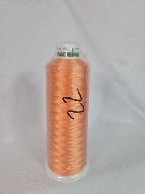 New Sealed Madeira 5000m Classic Viscose Embroidery Thread Marmalade COL 1155