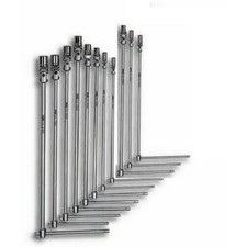 SERIE KIT CHIAVI A T CON SNODO SNODABILE CON MANICO SCORREVOLE 6-19MM 14 PEZZI