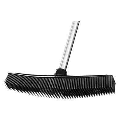 DL PROFESSIONAL STATIC-FREE RUBBER BROOM BLACK