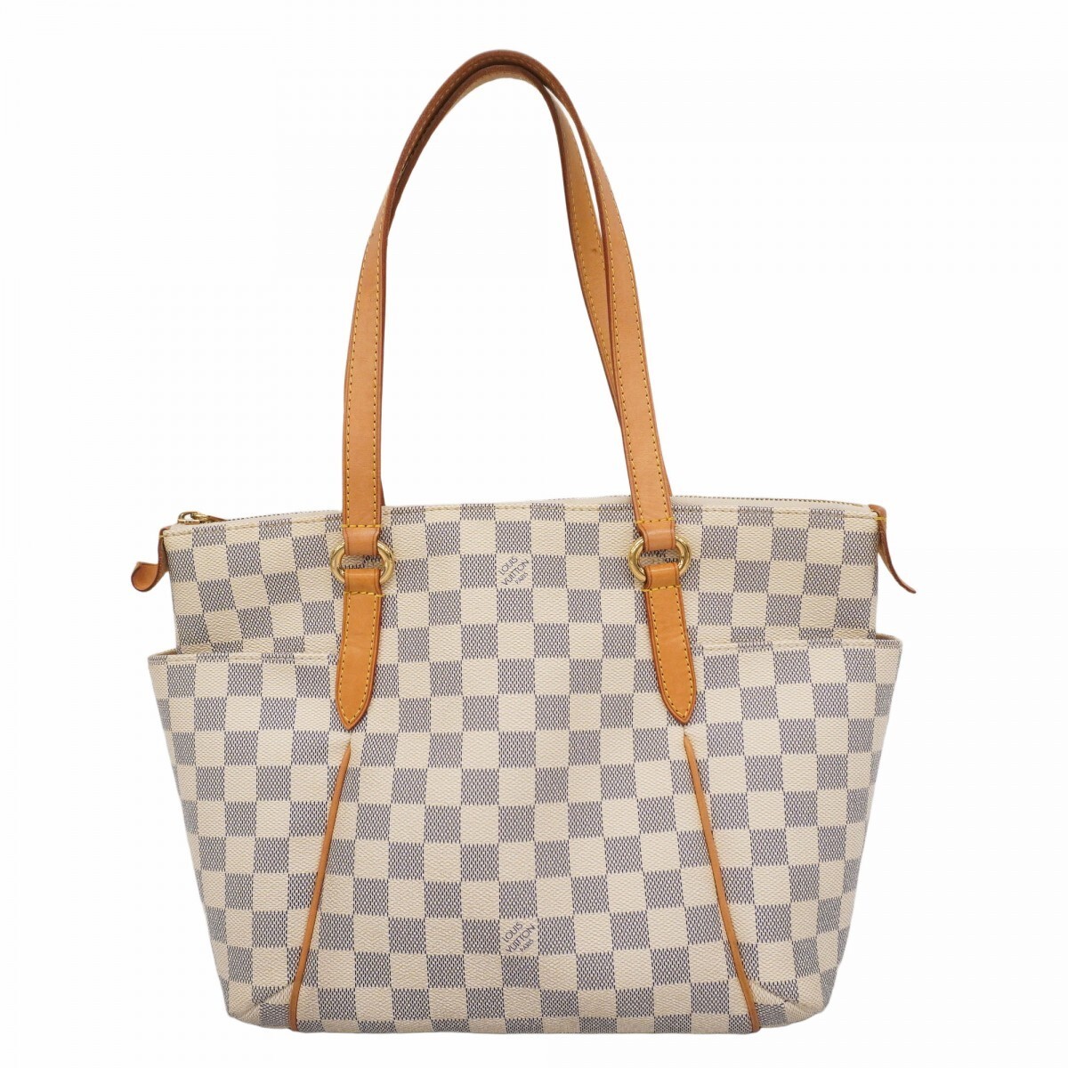 Louis Vuitton Damier Azur Totally PM Tote Bag N51261 White 335538