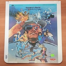 Smokey and The Bandit 3 1983 CED RCA SelectaVision Videodisc TESTED WORKING