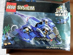 Vintage 1999 Lego, 7161  Star Wars Gungan Sub &ndash; Incomplete w Instructions