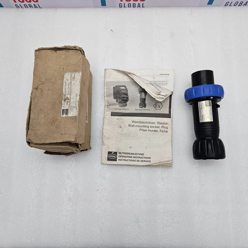 STAHL 8570/12-306 PLUG 3-POL 16A 200-250V NEUF - Photo 2/4