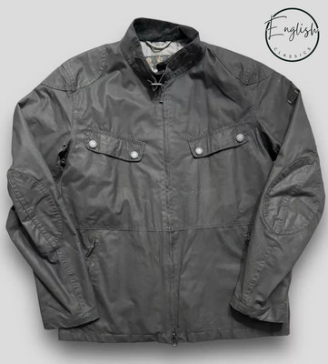 Barbour International Rebel Wax Jacket Men s Medium Black