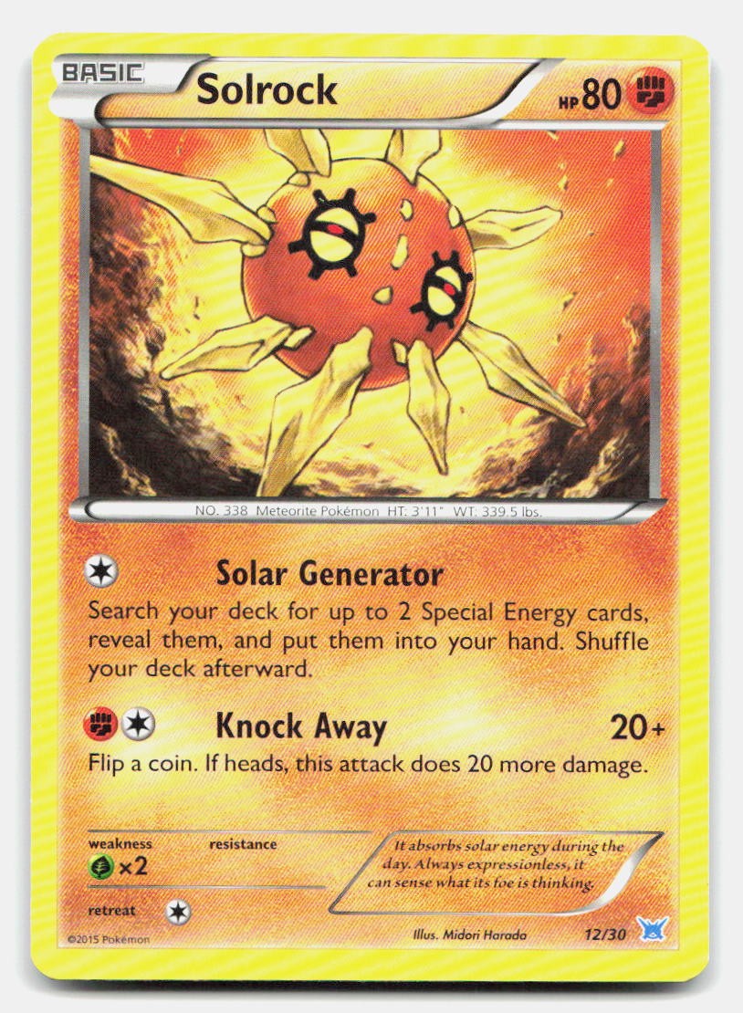 Solrock 12/30 XY Trainer Kit Latias Latios Pokemon NM/LP