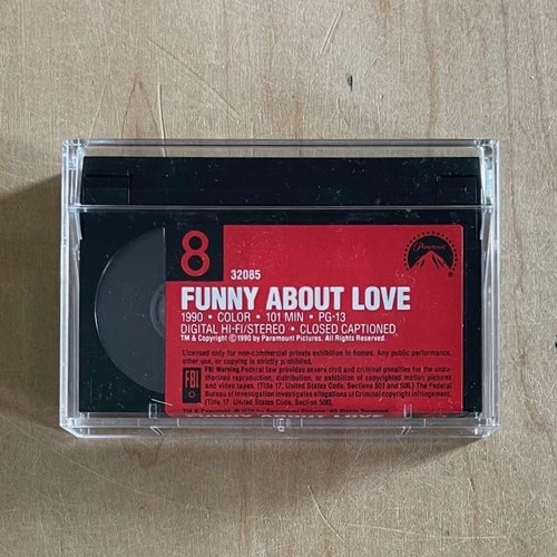 FUNNY ABOUT LOVE (1990) 8mm Videocassette Paramount Romance Comedy Gene Wilder - Picture 6 of 8