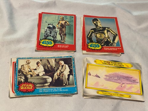 Vintage 1977 O-Pee-Chee Star Wars Trading Card Lot & 1980s - Picture 3 of 5