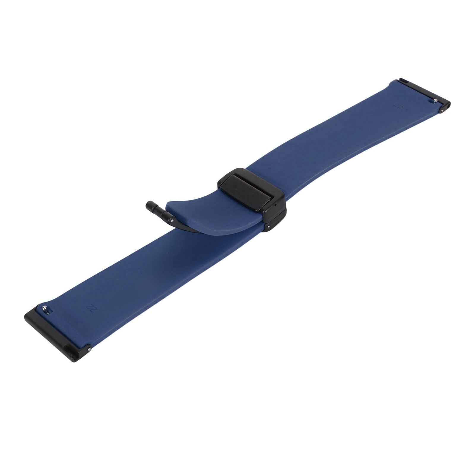 Silicone Band Quick Release Sports Watch Bands With 24mm Magnetic Folding Buckle