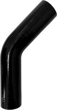 ID 2 inch 45 Degree Elbow Silicone Coupler Hose, 6" Leg Length 152mm Universal