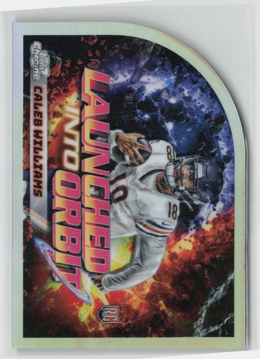Caleb Williams Topps Cosmic Chrome Launched Into Orbit #LIO5 Base