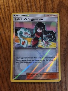 Sabrina's Suggestion Rev Reverse Holo SM Hidden Fates Pokemon NM 65/68 Sun Moon