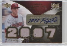 2007 Upper Deck Exquisite Rookie Signatures Gold 61/99 Mark Reynolds Auto 0s3