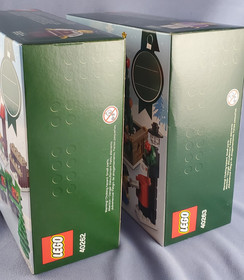 LEGO 40262 Christmas Train Ride + 40263 Christmas Town Square (Retired 2018) NIB
