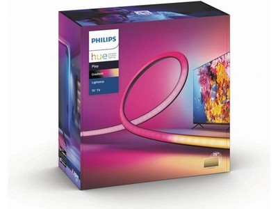Philips Hue Play Gradient Lightstrip 75'' - Multicolor Smart TV Lighting (Used)