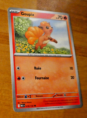Pokemon Mega Evolution Karte Karte Goupix 019/132 MEG ME01 FR MINT 2025
