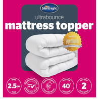 Silentnight Ultrabounce Mattress Topper Hypoallergenic  - double bed - RRP £28