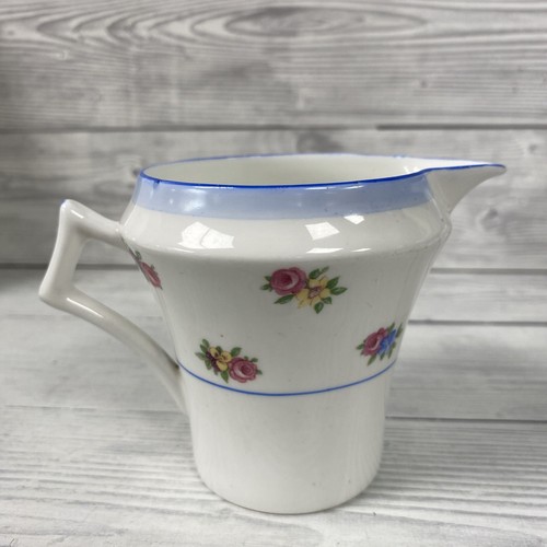 Colclough Vintage White Bone China Blue And Pink Floral 17 Piece Tea Set PK - Picture 6 of 24