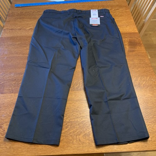 New Dickies Men's Loose Fit Double Knee Work Pants Black 44x30 NWT - Picture 2 of 10