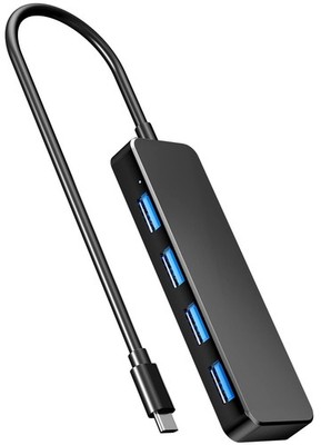 4 Port USB C Hub Type C to USB 3.0 Splitter Multiport Adapter for Mac Laptop