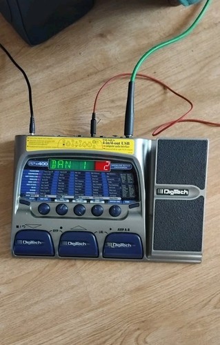 Digitech RPX400 Guitar Multi-Effect Pedal Processor with Power Supply ...