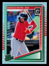 Marcelo Mayer 2025 Donruss Optic #109 RC Boston Red Sox