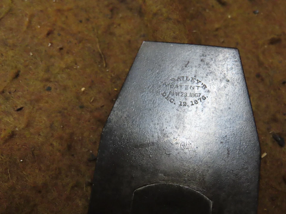 Bailey Victor 3 Planos, Chip Breaker/Insertar conjunto (SOLO) 1-3/4", 1875-88~GD+🤠B7.15.25 Foto 4 de 4