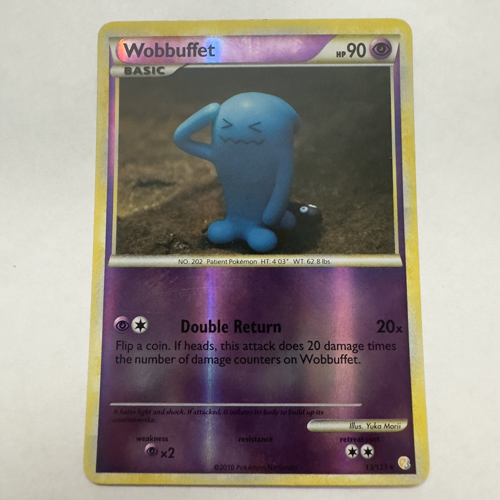 Wobbuffet - HeartGold SoulSilver reverse holo 13/123 (Pokémon TGC) LP