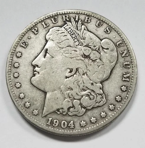 1904-S Morgan Silver Dollar | Fine | Silver $1 | San Francisco | Key Date Coin