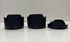 Lot of 3 Assorted Nikon HB Camera Lens Hoods