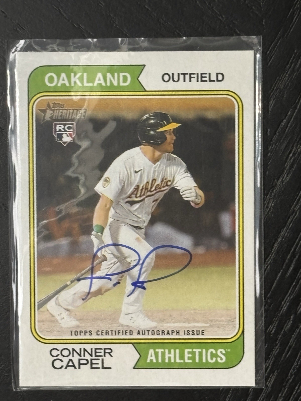 2023 Topps Heritage - Real One Autographs Conner Capel #ROA-CCL (AU, RC)