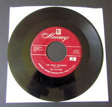 1955 VG 45 RPM Record Single THE PLATTERS The Great Pretender TESTED