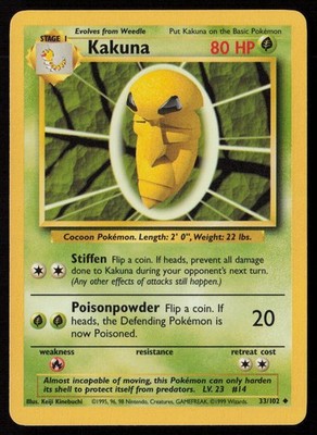 Base Set #033/102 Kakuna