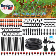 Drip Irrigation Kit, Drip Irrigation System for Garden with 1/4" Irrigation Tubi