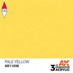 ACRILICO MODELLISMO AK INTERACTIVE PALE YELLOW 17ML