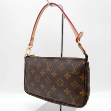 Louis Vuitton Pochette Accessoires Hand Bag PVC Leather M51980 Monogram 941