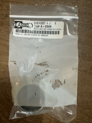 OEM Ariel A-2389 Self lock Nut 1 3/8  Compressor MSRP $32.18
