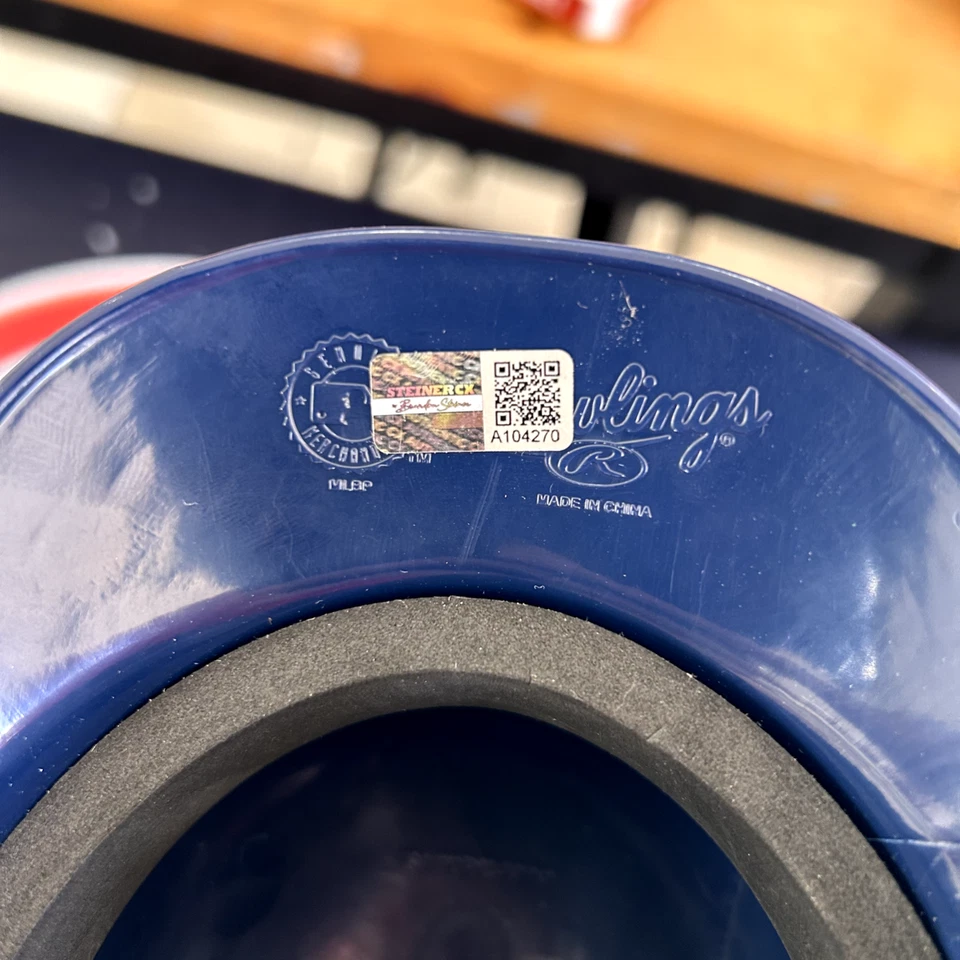 Aaron Boone Autographed New York Yankees Mini Helmet Steiner CX - Image 3 of 3