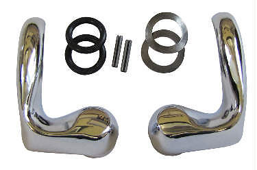 1964-65 Pontiac GTO, LeMans, & Tempest Vent Window Handles, Pair